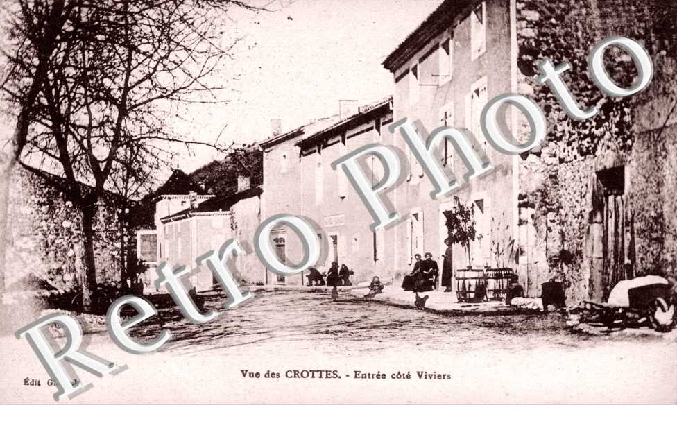 Les Crottes - Entrée côté Viviers
