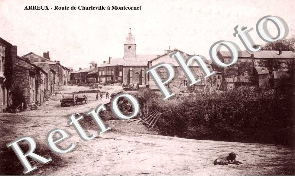 route de Charleville a Montcornet