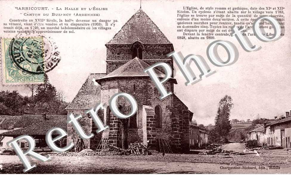 la halle et l'eglise