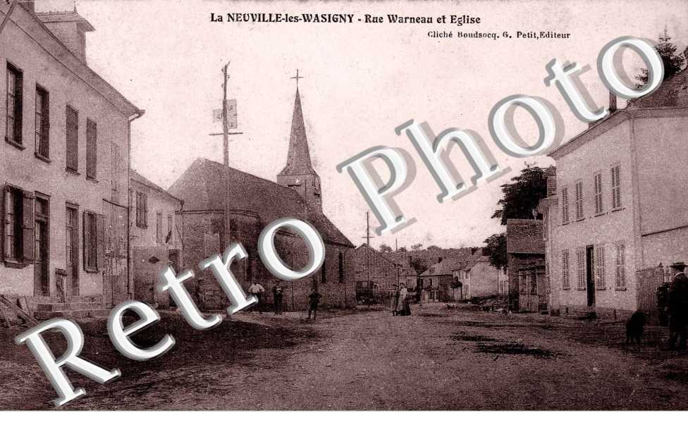 rue Warneau et eglise