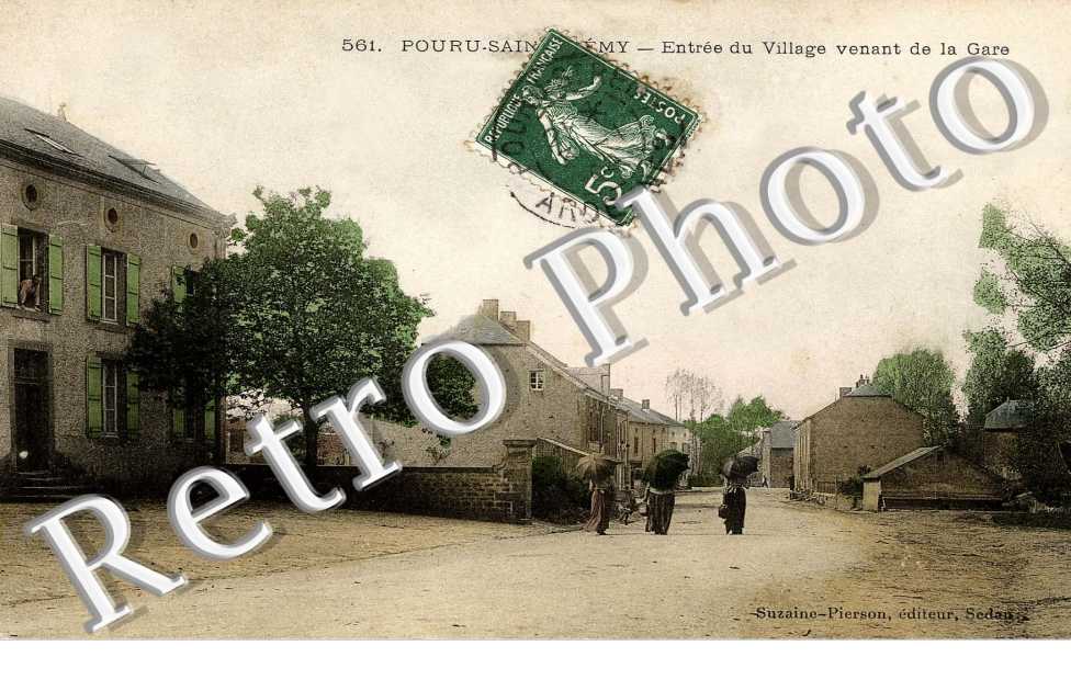 entree du village venant de la gare
