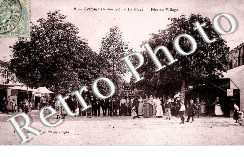 la place Fete au village