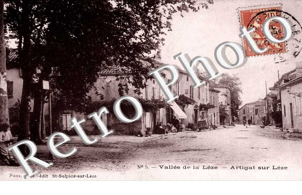 vallee de la Leze, Artigat sur Leze