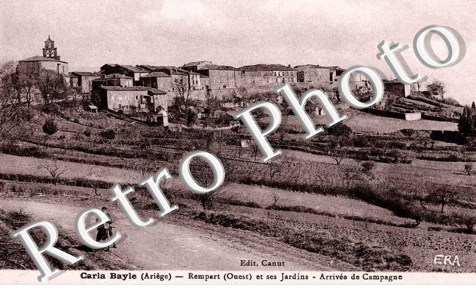rempart et ses jardins, arrivee de campagne