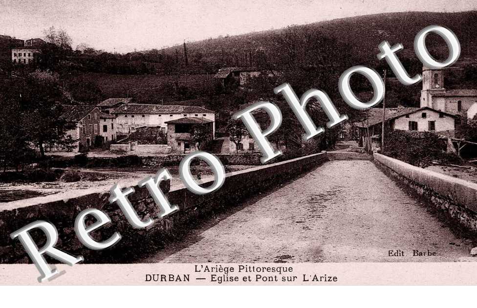 eglise et pont sur l'Arize