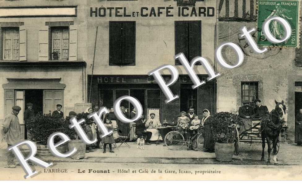 hotel et cafe de la Gare, Icard, proprietaire