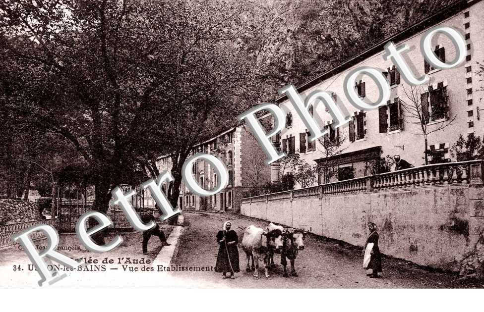 Usson-les-Bains, vue des etablissements