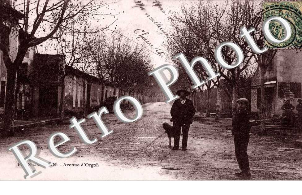 plan d'Orgon -   Avenue d'Orgon