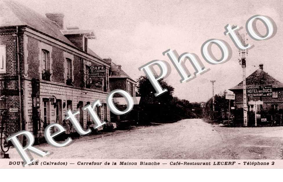 carrefour de la Maison Blanche, cafe-restaurant Lecerf