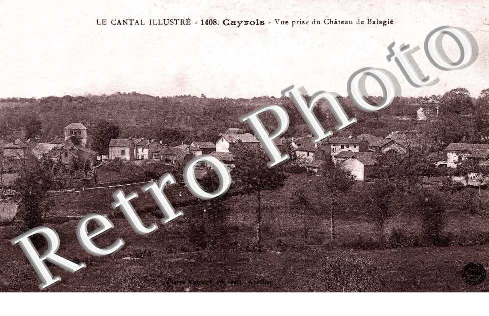 Vue prise du chateau de Balagie