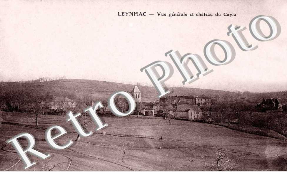 Vue generale et chateau de Cayla