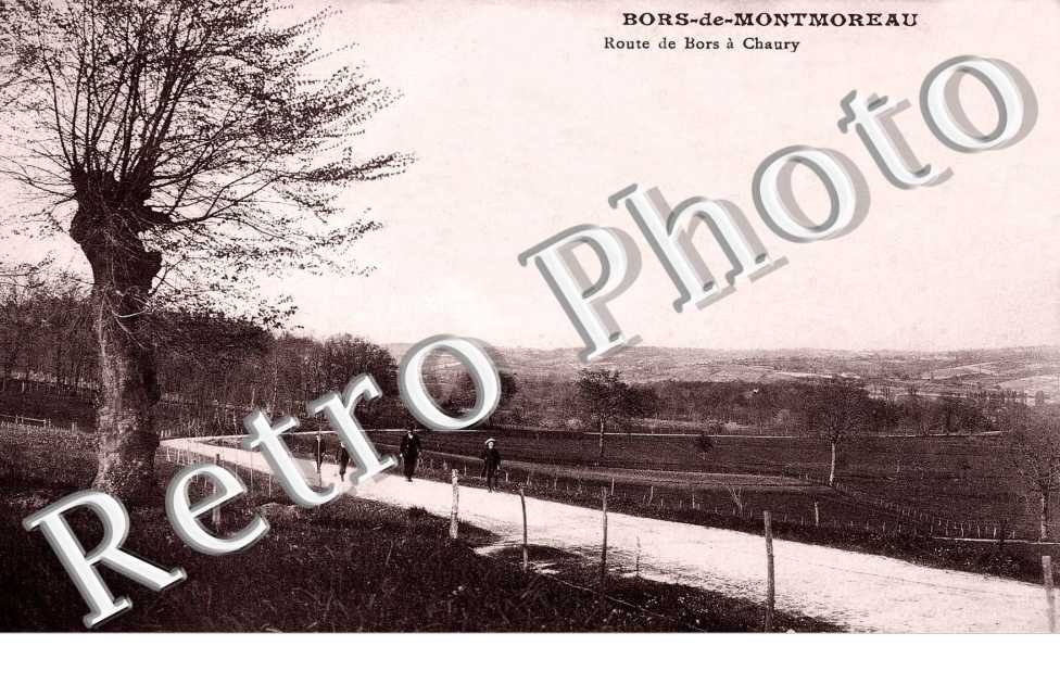 Route de Bors a Chaury