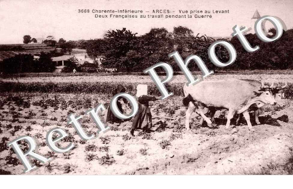Deux françaises au travail pendant la gueree