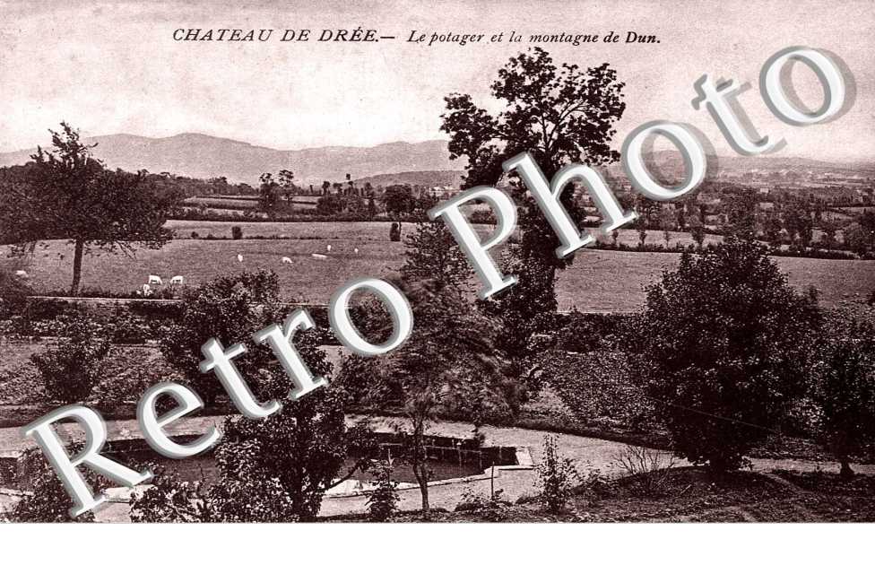 Chateau - Le Potager  et la Montagne de Dun