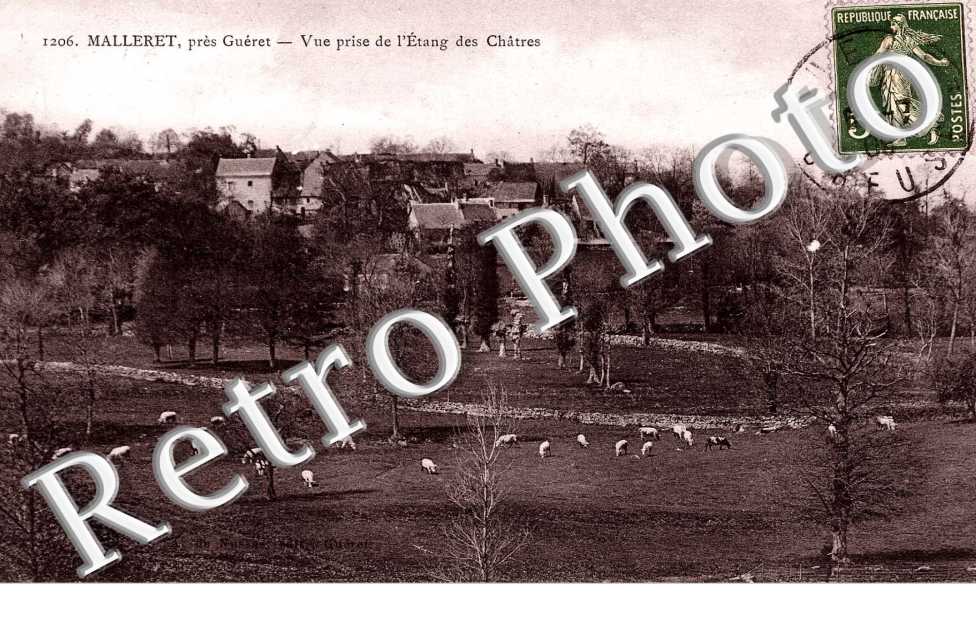 Vue prise de l'etang des Chatres