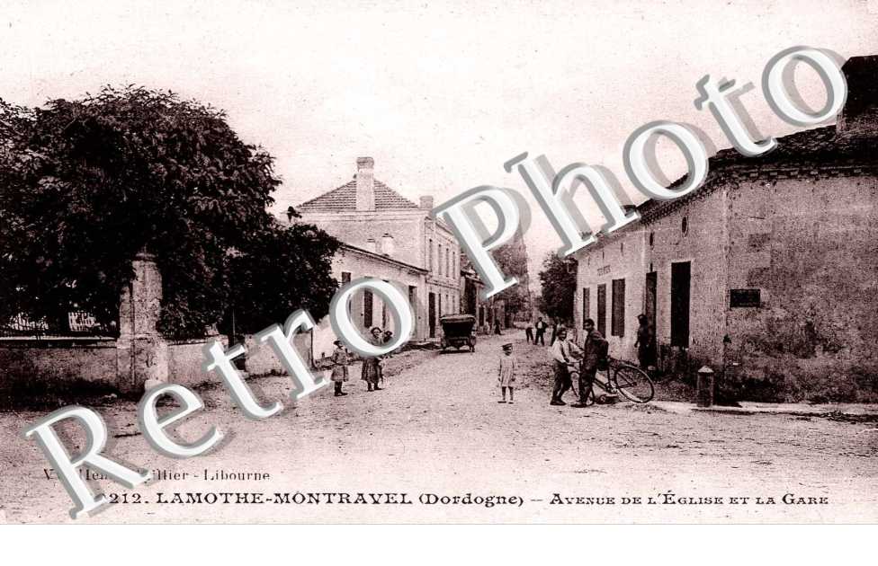 Avenue de l'eglise et la gare