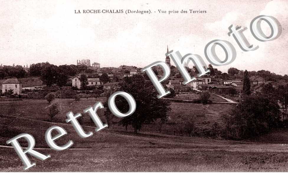 Vue prise des terriers