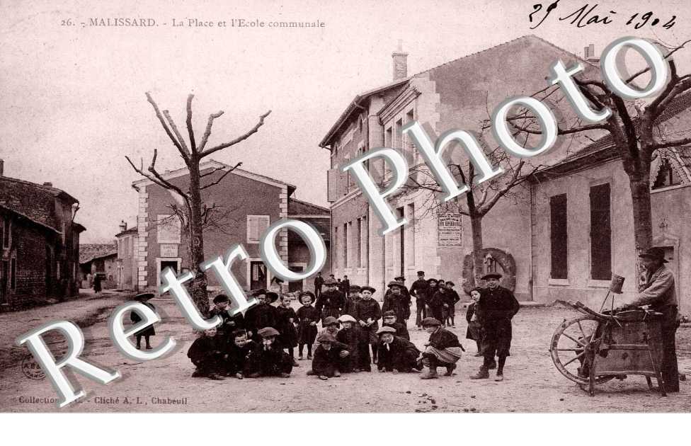 Place et l'ecole communale - Remouleur