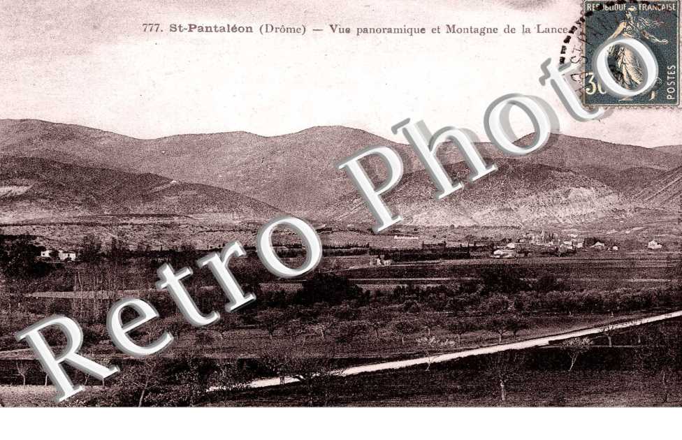 Vue panoramique et montagne de la Lance