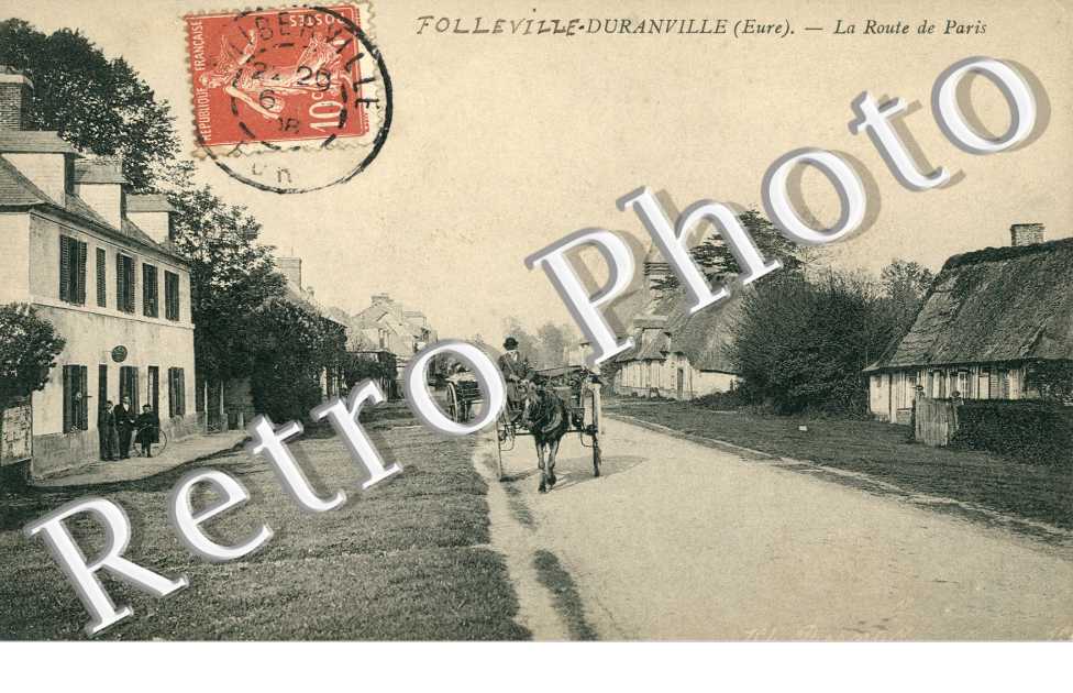 Folleville-Duranville   -  La route de Paris