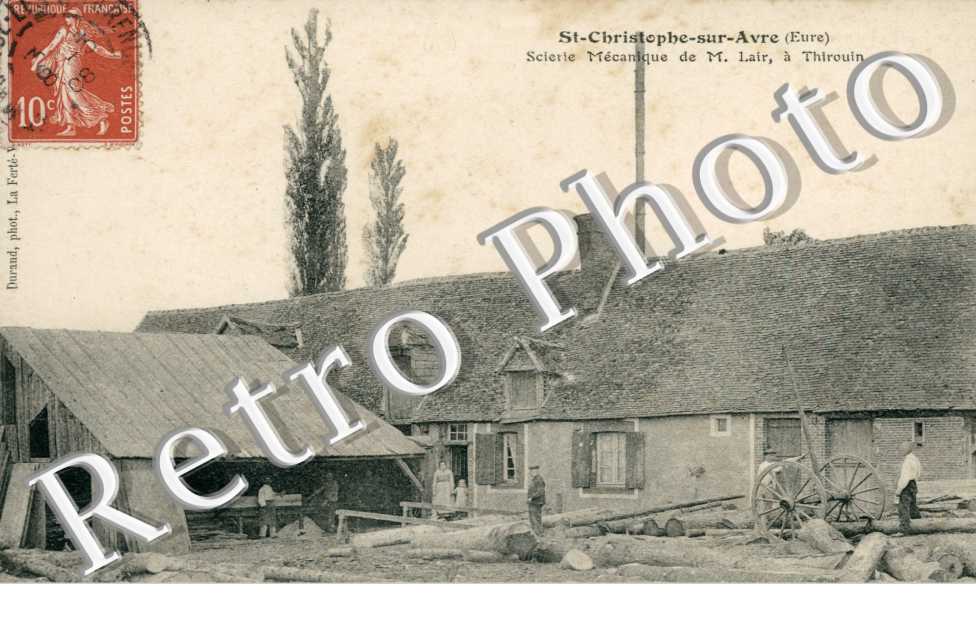 Scierie mecanique de M. lair - st Christophe sur Avre
