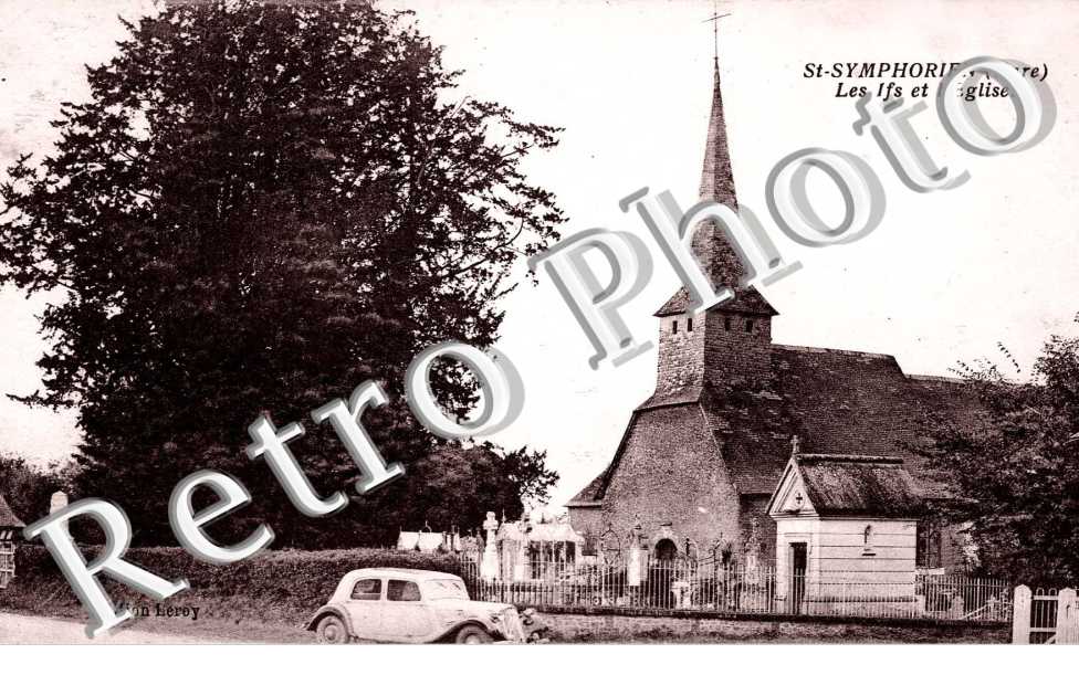 les Ifs et l'eglise