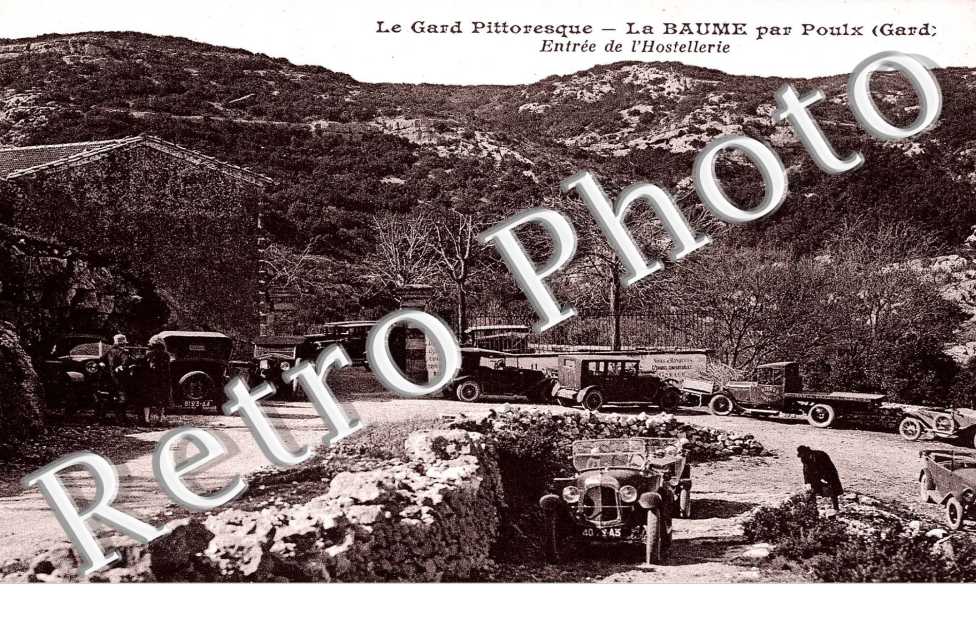 la Baume par Poulx - entree de l'Hostellerie