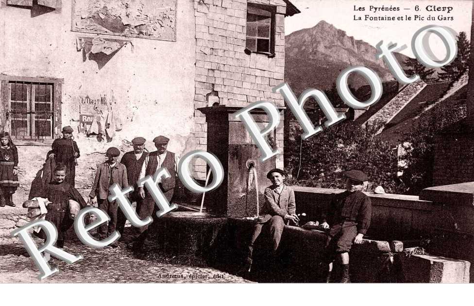 La Fontaine et le Pic du Gars