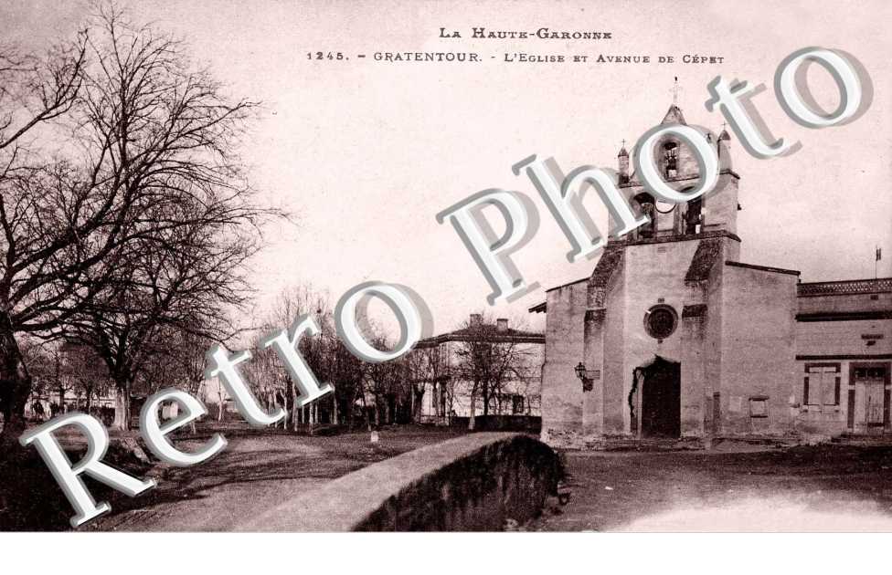 L'Eglise et Avenue de Cepet