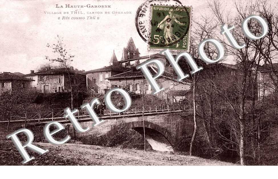 Vue vers le pont