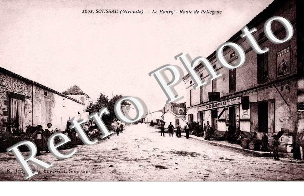 Le Bourg, Route de Pellegrue