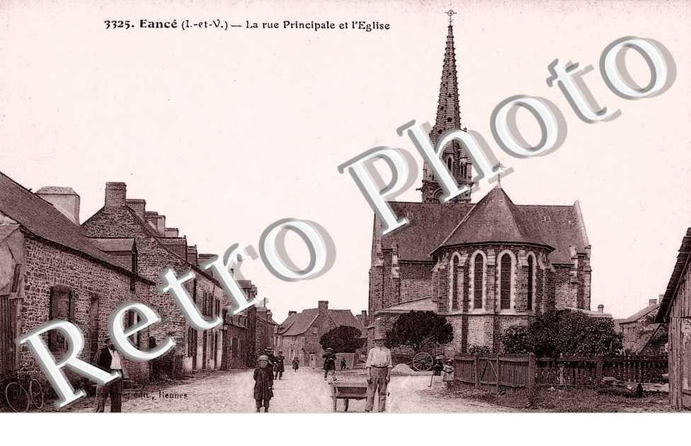 Rue principale et l'Eglise