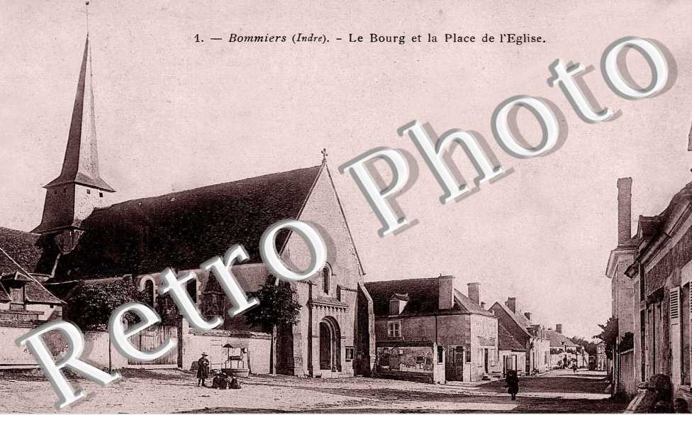 Le Bourg et la Place de l'Eglise
