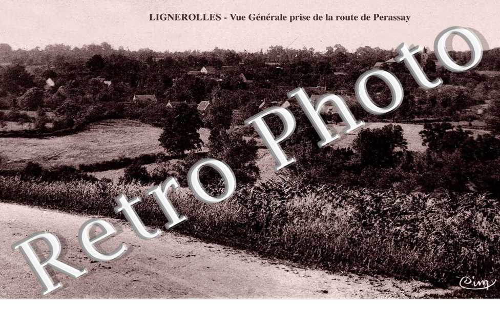 vue generale prise de la route de Perasseay