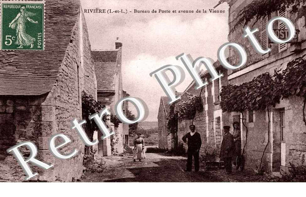 Bureau de Poste et Avenue de la Vienne