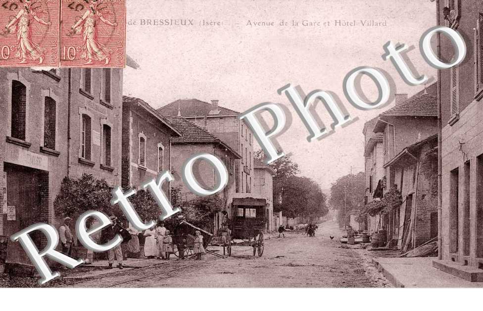 avenue de la gare et Hotel Villard