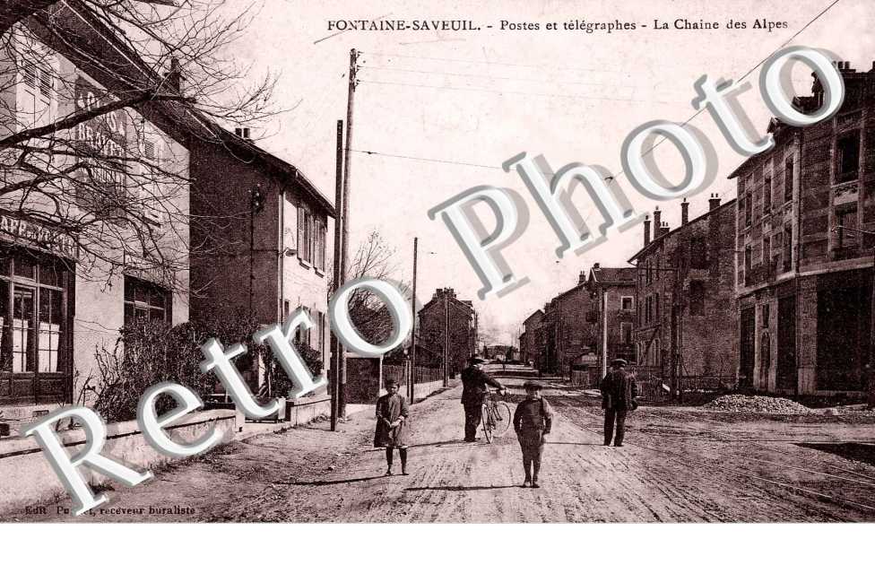 postes et telegraphes, la chaine des Alpes
