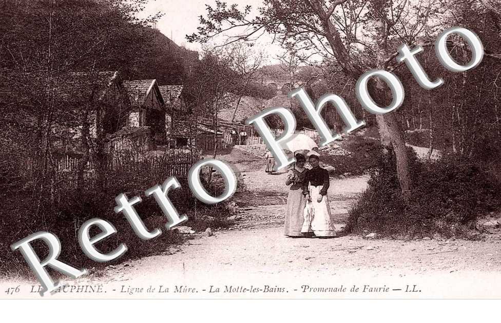 ligne de la Mure, La Motte-les-Bains, promenade de Faurie