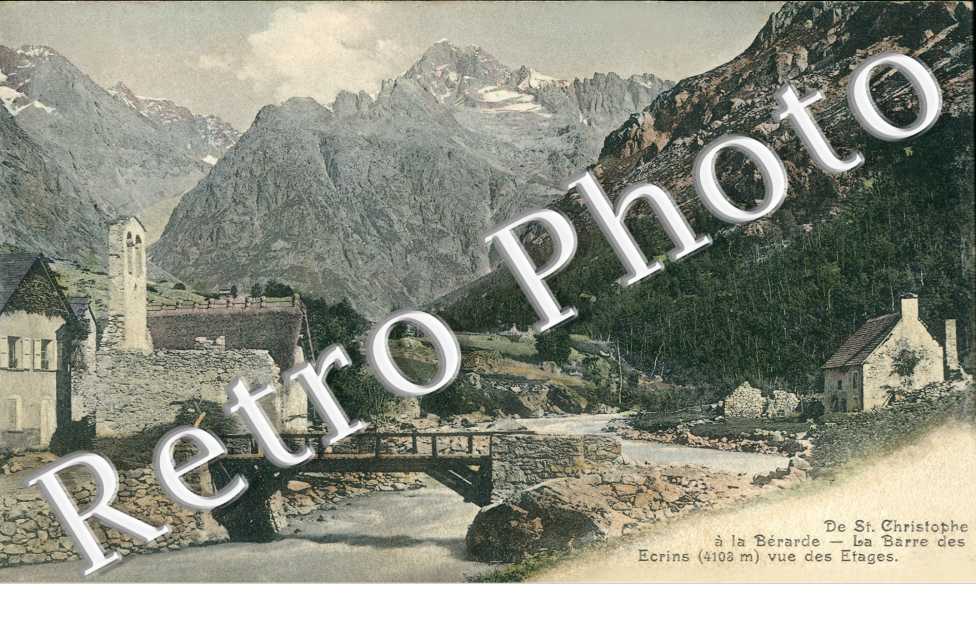 La  barre des Ecrins vue des Etages