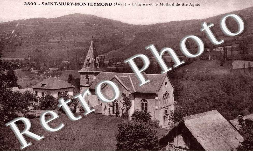 l'eglise et le Mollard de Sainte-Agnes