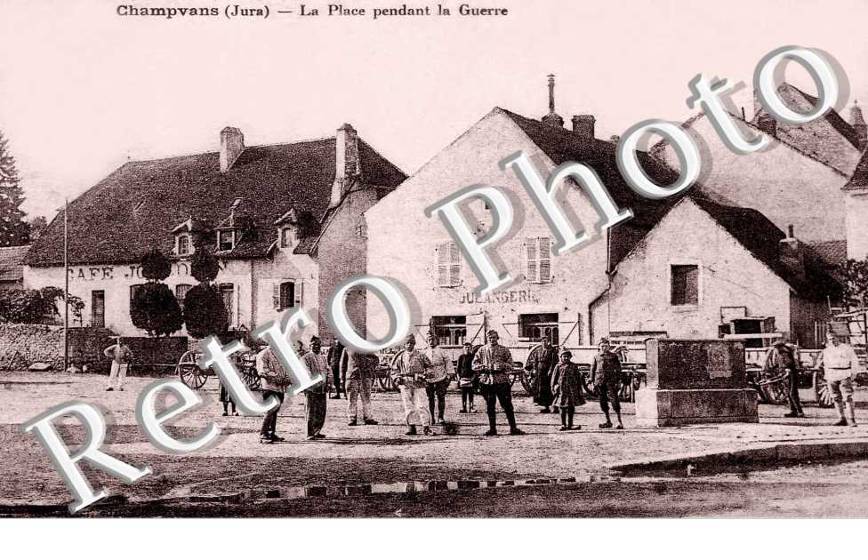 La place pendant la guerre