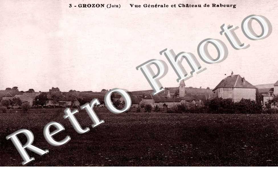 Vue generale et chateau de Rabeurg