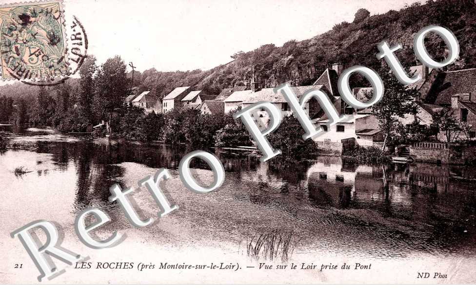 vue sur le Loir prise du pont