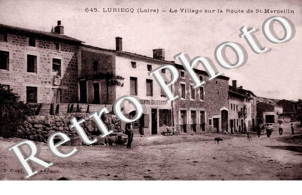 Le village sur la route de Saint-marcellin