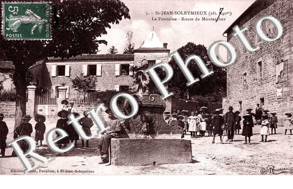 la fontaine, route de Montarcher