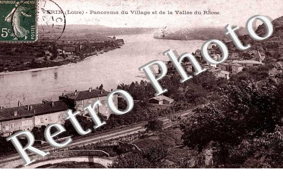 Panorama du Village et vallee du Rh