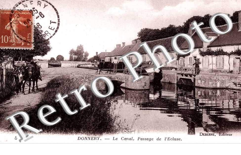 le canal, passage de l'ecluse