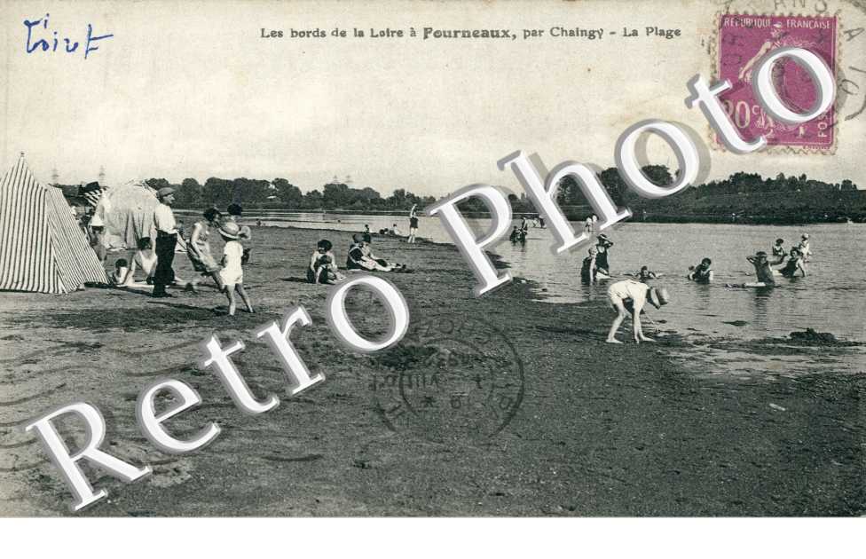 la Plage, les Bords de la Loire a Fourneaux