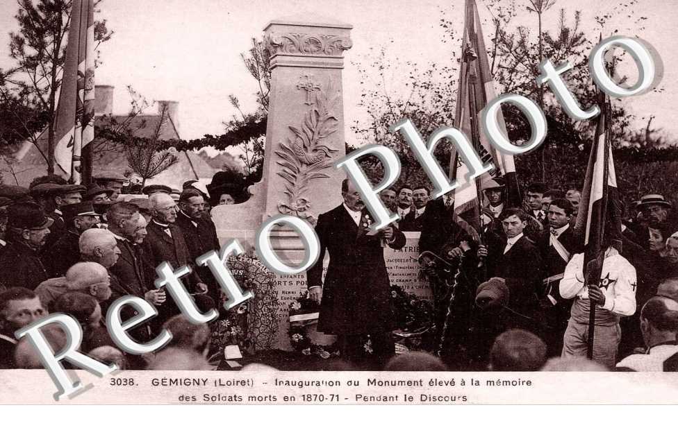 Inauguration du Monument aux Morts