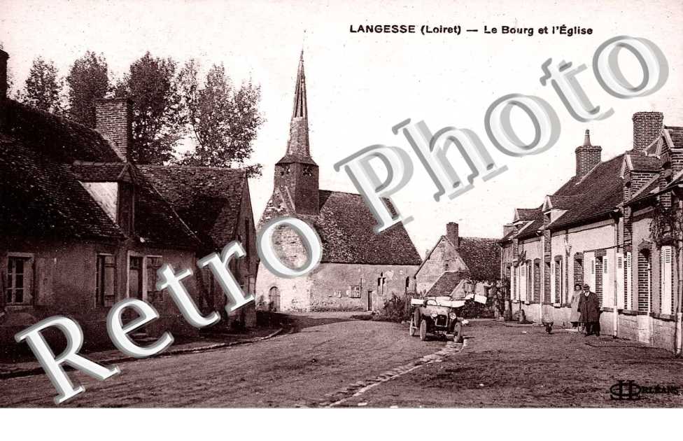 le bourg et l'eglise